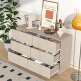 ZUN Drawer dresser cabinet,Sideboard,bar cabinet,Buffet server console,table storge cabinets,Flat out 07575633