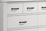 ZUN Cassini 51" White 6-Drawer Dresser B061125421