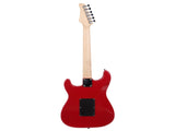 ST Stylish Electric Guitar with Black Pickguard Red 07478467