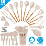 35Pcs Kitchen Cooking Utensils Set Spatula Set Baking Utensil Set Kitchen Accessories Necessities 29157333