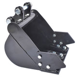 300mm Narrow Bucket Fit for Mini Excavator Attachment with Teeth 12" Trench Bucket 08083801