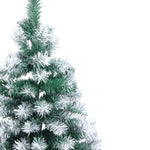 ZUN 7FT Spray White PVC Christmas Tree 1349 Branches 60976705