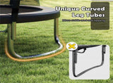 8FT Trampoline with Safety Enclosure, 243.84cm Round Trampoline for Kids Adults 3, 880LBS Static 58851140