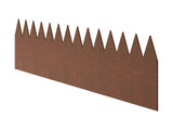 6-Pack Steel Landscape Edging , Weather-Resistant Pre-Rust Garden Border for Flower Beds & 44598534
