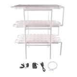 Floor Standing Hydroponics Growing Planting System Kit, Soilless Cultivation PVC Pipes for Gardening 95659229