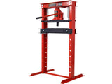 Hydraulic Shop Press ,12-Ton Capacity , Floor Mount ,with Press Plates, H-Frame Garage Floor Press, W46566967