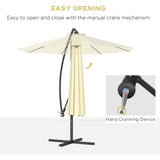 Cantilever Tilt Offset Patio Umbrella 64126368