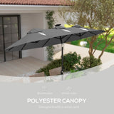 Outdoor beach umbrella/Double-Sided Market Umbrella 18201140