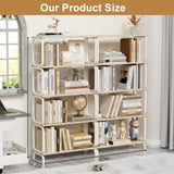 5 Tier Large Book Shelf, Bookcase Home Office Open Bookshelf,Shelves for Living Room, Office W2699P223205