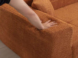 105.5" Modular L-Shaped Sectional Floor Couch, Deep Seat Tufted Comfy Sofa set with Chaise for 01956177