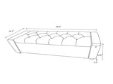 48" Storage Bedroom Bench for End of Bed, Faux Linen Upholstered Storage Ottoman with Arms for 05310834