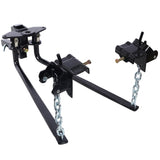 1,2000lb Weight Distribution Hitch with Height Adjustable Forged Shank W465P185515