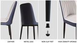 ZUN A set of 4 dining chair, modern style chair made of high-quality PU Leather fabric with thick soft W2189P168409