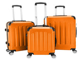 3-in-1 Portable ABS Trolley Case 20" / 24" / 28" Orange 11609967