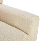 Modern Soft Teddy Material Ergonomics Accent Chair Living Room Chair Bedroom Chair Home Chair With W676P172468