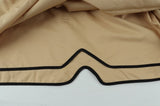 13x10 Ft Patio Double Roof Gazebo Replacement Canopy Top Fabric,Khaki W419P312598