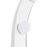 Floating Makeup Vanity Desk with Mirror & 3-Color Lights, Wall Dressing Table with Power Outlet, N844P263662A