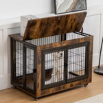 ZUN Dog Crate Furniture, Large Dog Kennel, 38"Wooden Pet Furniture with Pull-Out Tray, Home and Indoor W1212120268