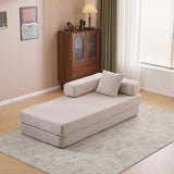 Floor,Compression Sofa,Convertible Floor Sofa Bed-with Pillow Back Support Armrest,Comfy Futon W3723P345007