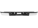 Pickup Rear Bumper Chevrolet Silverado 1500 2007-2013-Silver/Steel/No Hole 45249194