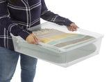 (2 pack) Wide 4 Drawer Tower, Plastic Storage Organizer with Removable Clear Bins, Easy to Assemble 51815034
