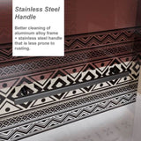 32.in W x 55.in H Shower Door Bathtub, 1/4 inch Thick Bohemian PatternTempered Glass Shower Door W3048P354730