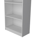 Sutton 4 Shelves Bookcase with Modern Storage Shelves B128P176165