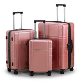 Luggage Expandable Suitcase PCABS 3 Piece Set with TSA Lock Spinner 13047570