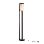 ZUN Metal Floor Lamp with Glass Cylinder Shade B03599405