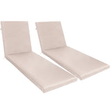 ZUN 2PCS Set Outdoor Lounge Chair Cushion Replacement Patio Funiture Seat Cushion Chaise Lounge Cushion 98158019