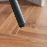 Modern Swivel Bar Stools Set of 2, Boucle Upholstered Counter Height Bar Chairs with Metal Legs & W1901P264272