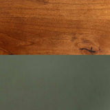 22 inch One Drawer File, No Assembly Required - Sage Green and Fruitwood Finish B108P160218
