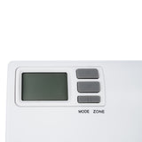 Wall Mount Thermostat for Cooling Heating Battery Powered HVAC System Push Button App Controlled 32115687