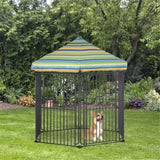 ZUN Metal Dog Playpen 09710572