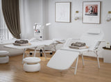 Portable Tattoo Chair for Client 72inch, Mobile Massage Table Foldable with Storage Bag, White 16093514