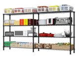 4-layer double row, freely adjustable layer spacing, with adjustable feet, display stand, iron, 43788657