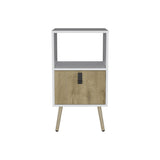 Nightstand A Magness, Bedroom, White / Macadamia B092P154880