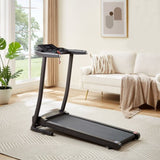 ZUN Treadmill - 2.5 HP folding treadmill, easy to move, with 3-speed incline adjustment and 12 preset 68853210