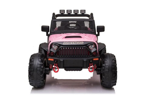 ZUN 24V 9Ah Ride on Toy for Big Kids, 2-Seater Powered Ride-on Truck Car with Remote,pink W2058P203295