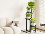 Tall Plant Stand Indoor Outdoor, Corner Metal Flower Pot Stands for Multiple Plants, 4 Tier Heavy 57525437