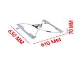 Front Left Driver Side Window Regulator with Motor Fits for Nissan Altima Sedan 2.5L L4 3.5L V6 71187363