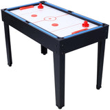 5-in-1 Multi-Game Table - Billiards, Push Hockey, Foosball, Ping Pong, and Basketball black/blue W465P164154