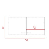 Napoles Wall Cabinet, Two Shelves, Double Door -White / Light Oak B20092042