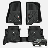 MKR Non-Slip Durable TPE ECO Car Floor Mat Compatible with Jeep Wrangler 4xe W2801P282506