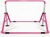 Adjustable Kids Gymnastics Bar - Foldable Horizontal Bar Home, Safe Sturdy Training Equipment 47472381