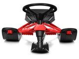 Christmas Gift Snow Racer - 44"x20"x16" Size, 13lbs Lightweight, Parent-Kid Interactive Fun-Red 86902460