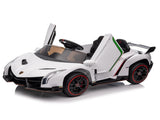Lamborghini Poison Small Dual Drive 12V 4.5AH with 2.4G Remote Control Sports Car Electric Car White 34678486