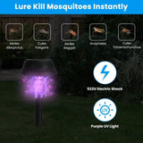 Outdoor Solar Bug Elimination Torches UV Light & White Light, 532 V Grid, IPX 73712379