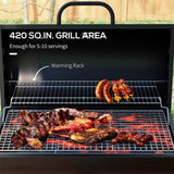 Barrel charcoal grill/grill with wheels 31535174