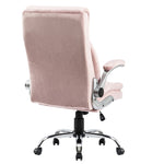 ZUN Swivel Office Room Chair Executive Desk Chair Velvet W1692P169848